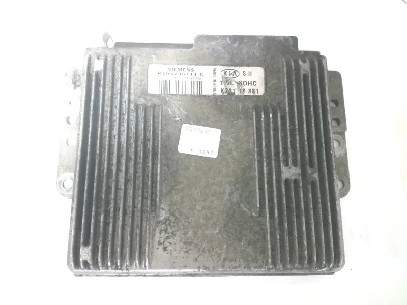 0K2a118881 0K2a118881a Used Ecu(Electronvic Control Unit) For Kia Sephia Ii 1997~2000, Spectra Wing/Shuma, S2-G2 1
