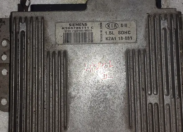 0K2a118881a Used Ecu (Electronic Control Unit) For Kia Sephia Ii 1997~2000, Spectra Wing/Shuma 1998~2003 1