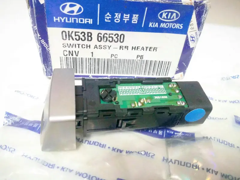 0K53b66530 Genuine Rear Heater Switch For Kia Carnival, #S 1