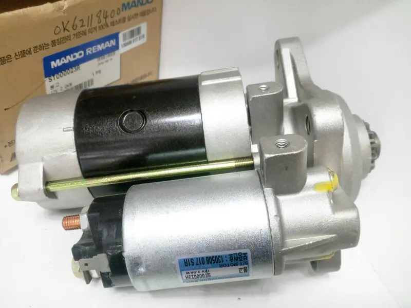 0K62118400a Mando Remanufactured Starter For Kia Ceres, Wide Bongo, Korea Origin, St000023r (K,1) 1