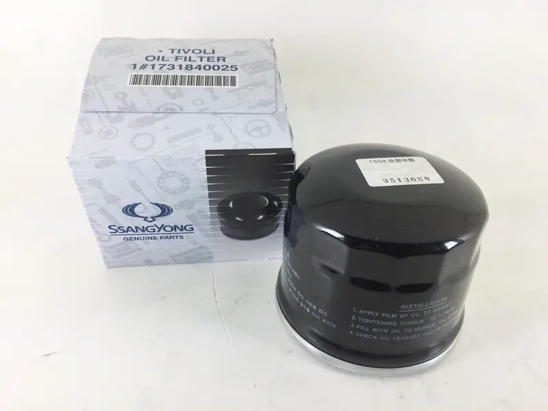 1731840025 Genuine Oil Filter For Ssangyong Tivoli Gasoline 1