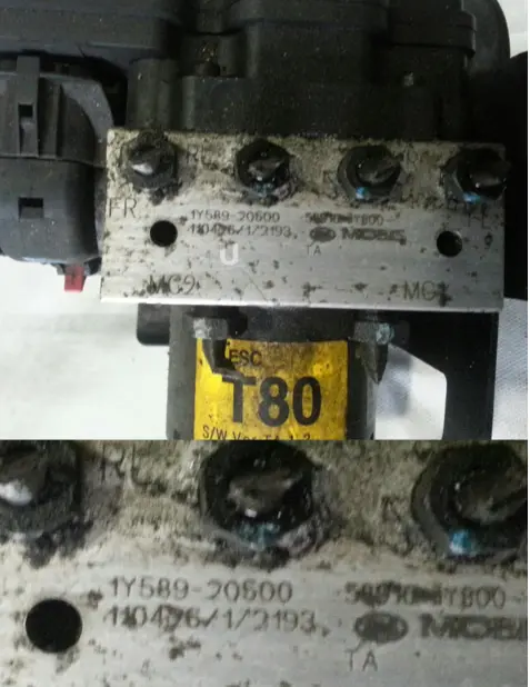 1Y58920500 Used Abs Hydraulic Module For Gm Tosca 1