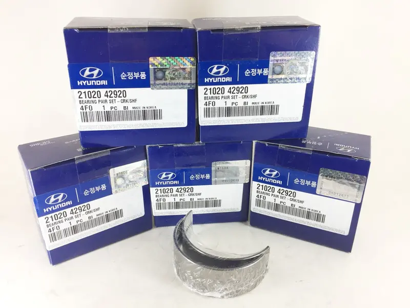 2102042920 Genuine Crankshaft Bearing Pair 5 Set For H-1 / Starex  Porter2 / Bongo3 / Libero 1