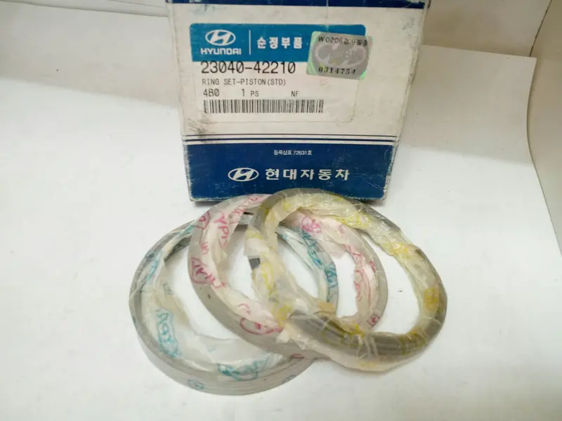 2304042210 Genuine Piston Ring Set For Hyundai Grace, Starex, Porter, Galloper, #S 1