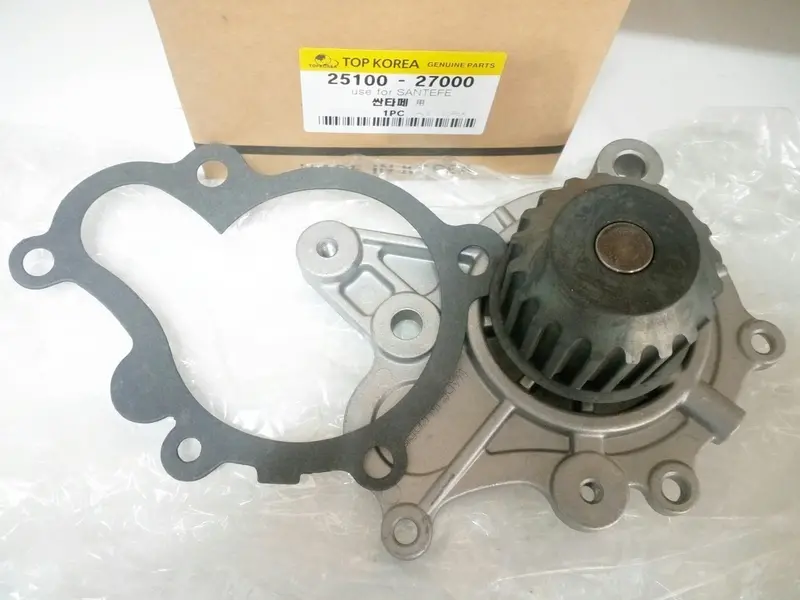2510027000 2510027900 Top Korea Water Pump (Coolant Pump) For Hyundai Santafe, Tucson, Trajet, Kia New Sportage, Carens, #Ssa-5 1