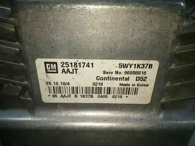 25181741 Used Ecu(Electronvic Control Unit) For Gm 1