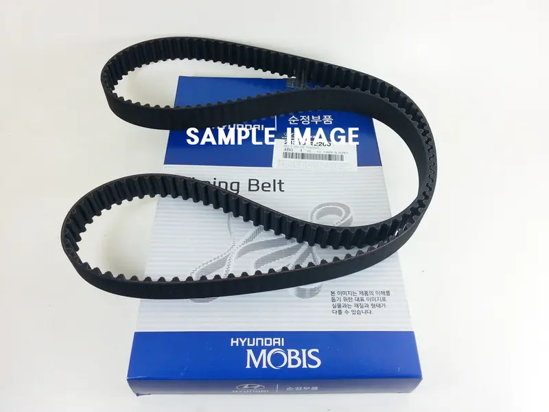 2521226021 2521226000 Genuine V-Ribbed Belt For Verna / Verna Hybrid / Click / Lavita 1