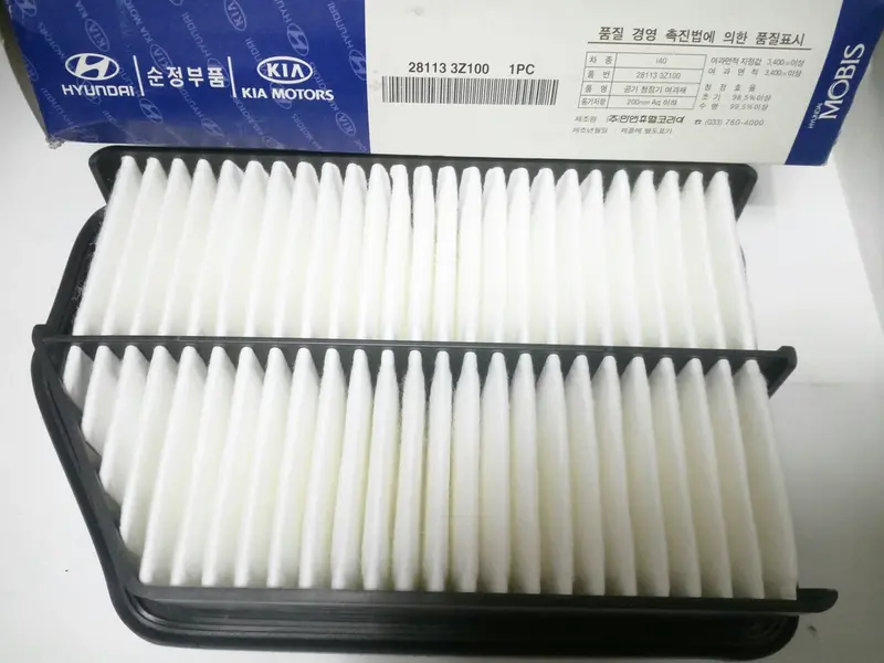 281133Z100 Genuine Air Cleaner Filter For Hyundai I40, Kia Carens, #Z 1