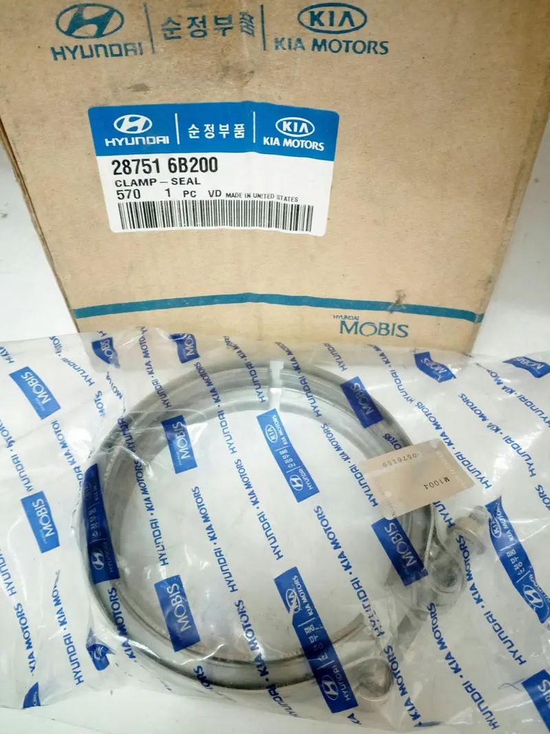 287516B200 Genuine Seal Clamp For Hyundai E-Aerotown, Mega Truck, E-Aerotown, Power Truck,  #J 1