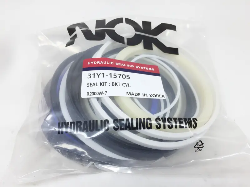 31Y1-15705, 31Y1-13800 Bucket Hydraulic Seal Kit For Hyundai Excavator R220lc-7, Korea Origin 1