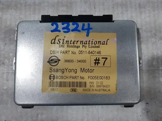 3660034000 Used Tcu For Ssangyong Korando C 1