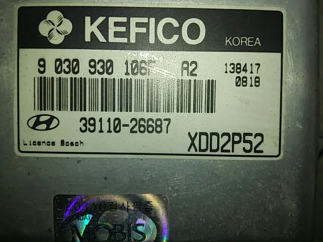 3910026687 Used Ecu For Hyundai New Avante 1