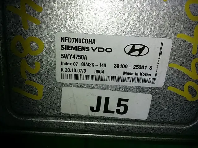 3910825100 Used Ecu(Electronic Control Unit) For Hyundai Lavita 1