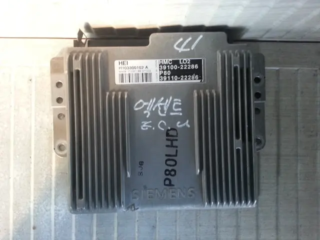 3911022286 3910022286 Used Ecu(Electronvic Control Unit) For Hyundai Accent 1