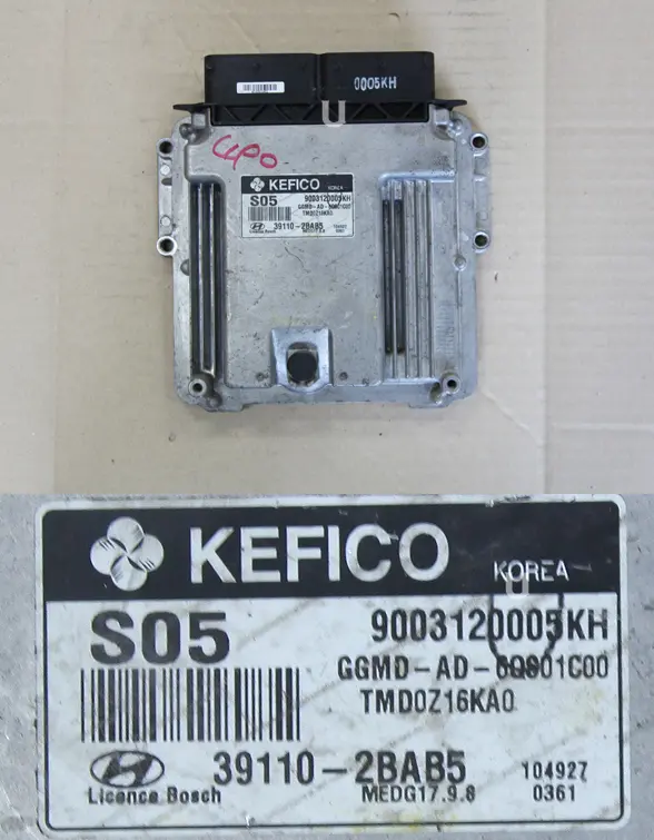 391102Bab5 Used Ecu (Electronic Control Unit) For Hyundai Avante 1
