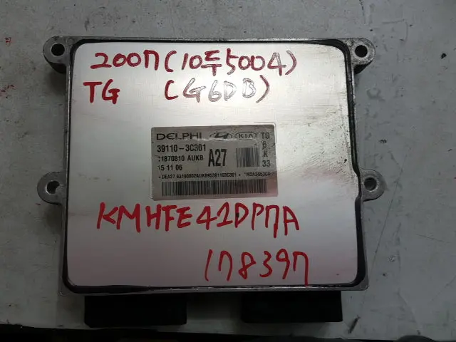 391103C301 Used Ecu(Electronic Control Unit) For Hyundai Grandeur Tg 1