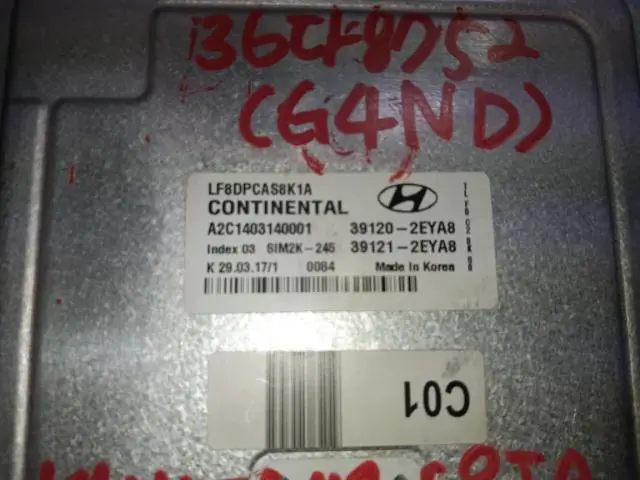 391212Eya8 Used Ecu For Hyundai Sonata Lf 1