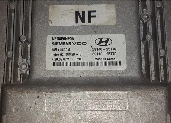 3914025770 Used Ecu (Electronic Control Unit) For Hyundai Sonata Nf 1