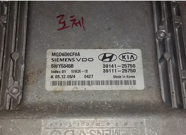 3914125750 Used Ecu (Electronic Control Unit) For Kia Lotze 2005~2006 1