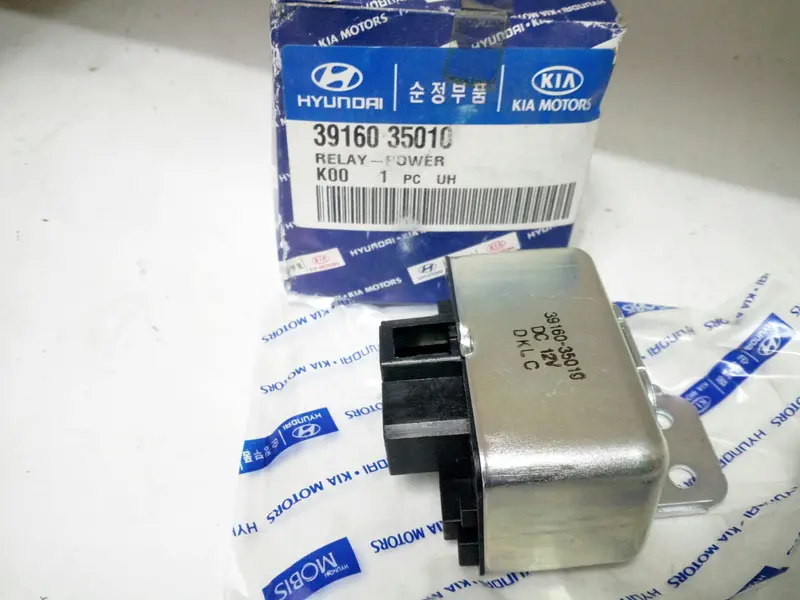 3916035010 Genuine Power Relay For Hyundai Galloper, Elantra, Sonata, Marcia, Santamo, #M 1