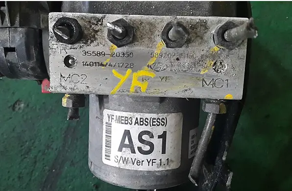3S58920350 Used Abs Module Unit Assy For Hyundai Sonata Yf 1