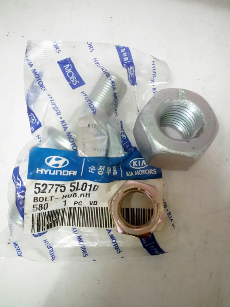 517555K000 Genuine Hub Front Lh Bolt For Hyundai E-County, E-Mighty, #K 1