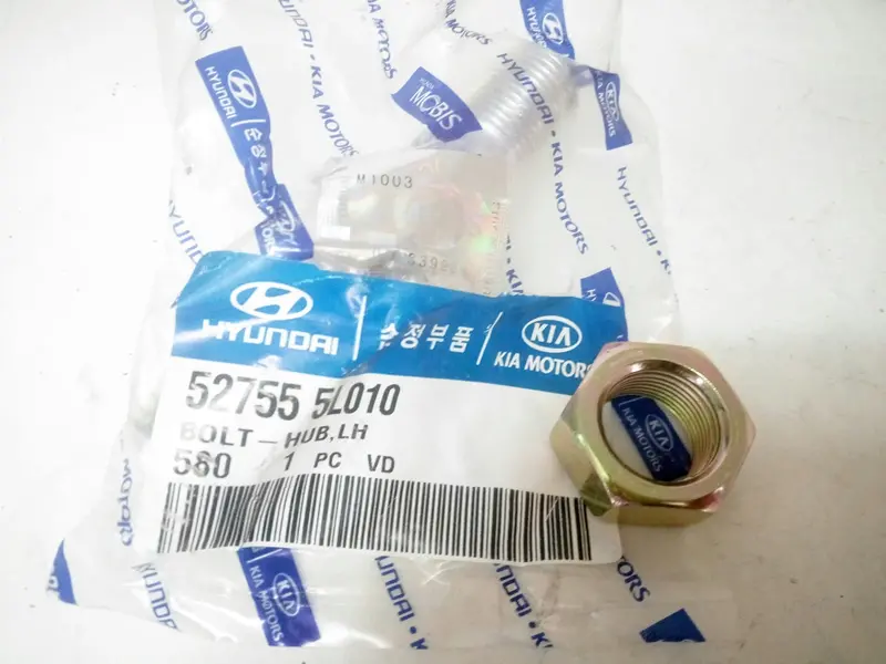 527555L010 Genuine Hub Lh Bolt For Hyundai E-County, E-Mighty, #K 1