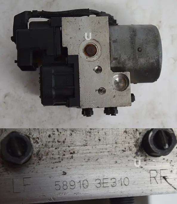 589103E310 589103E900 Used Ecu Abs Hydraulic Module For Kia Sorento2007~2011 1