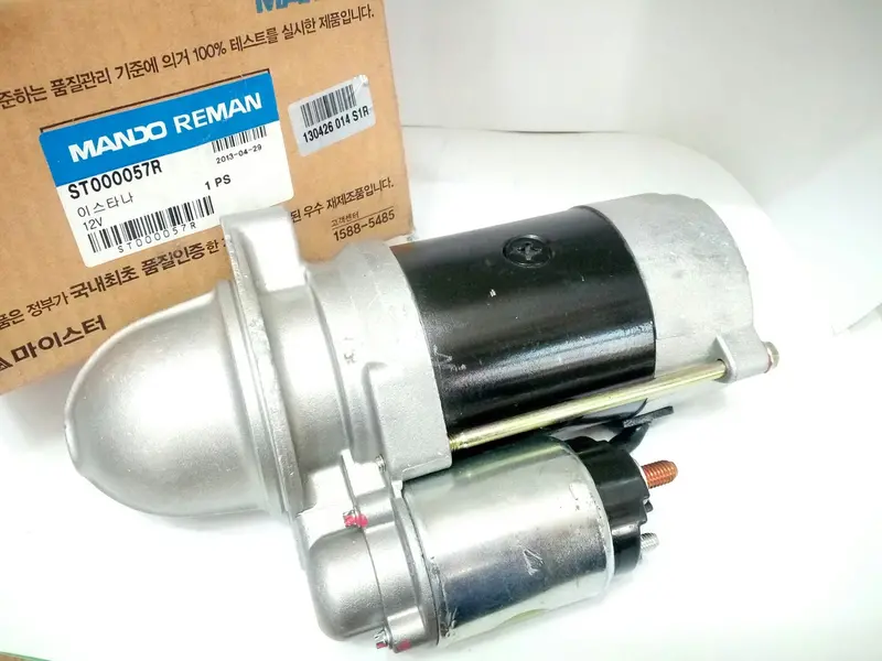6611513101 6611513701 6611514101 Mando Remanufactured Starter For Ssangyong New Korando, Korea Origin (W,1) 1