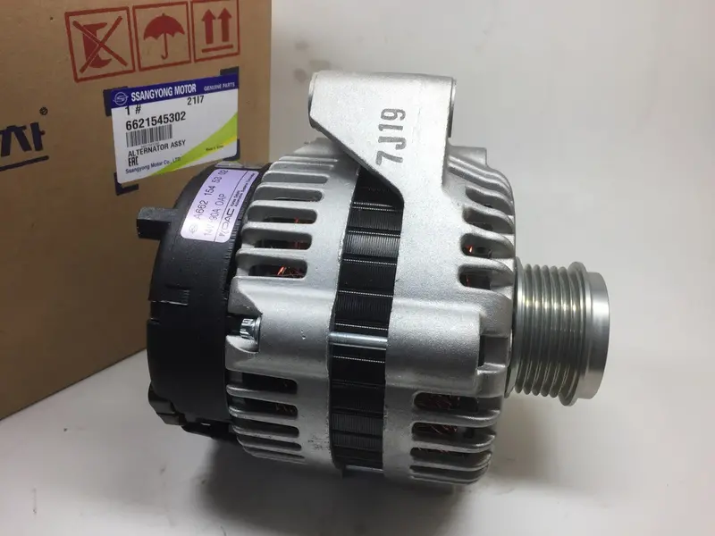 6621545302 Genuine Ssangyong Alternator(W/ Oval Jack, 90A) For Ssangyong Rexton, Istana 1
