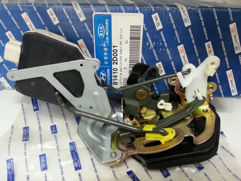 814102D001 Genuine Rear Door Lh Latch & Actuator For Hyundai Avante 2000~2006 1