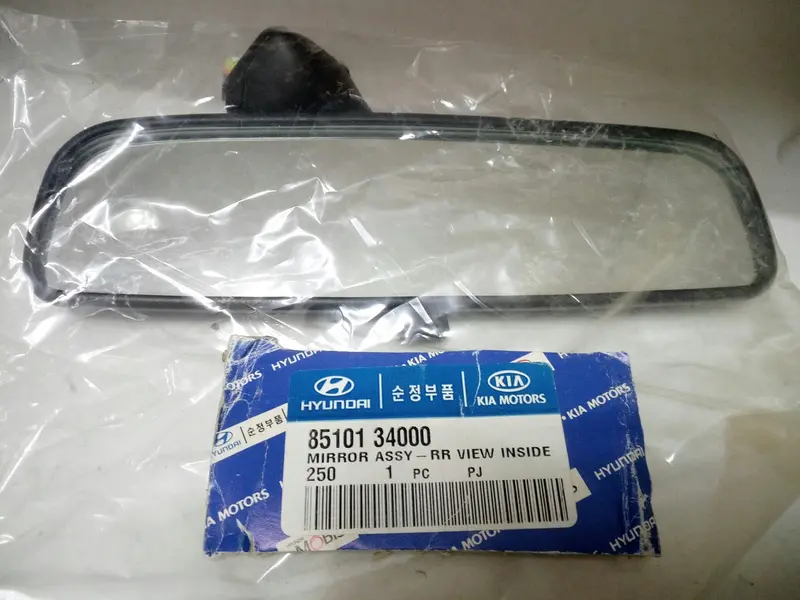 8510134000 Genuine Rear View Inside Mirror For Hyundai Verna, Marcia, Sonata, Lavita, Kia Pride, #S 1