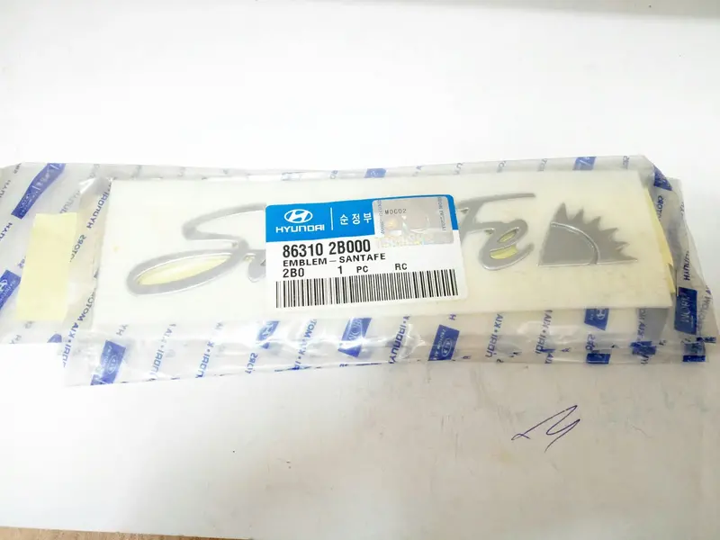 863102B000 Genuine Santafe Emblem For Hyundai Santafe, #D 1