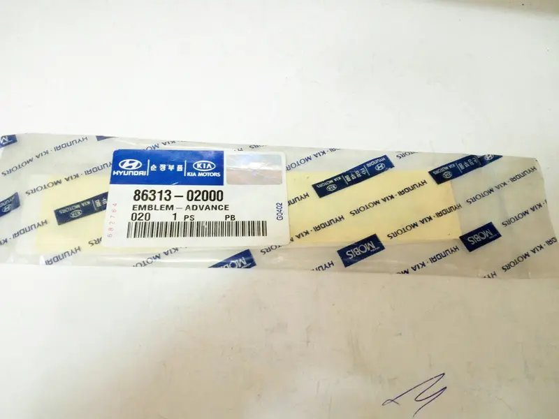 8631302000 Genuine Advance Emblem For Hyundai Atoz, #D 1