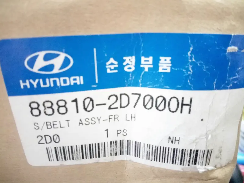888102D700oh Genune Front Lh Seat Belt For Hyundai Avante Xd *- 1