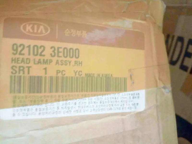 921023E000 Genuine Rh Head Lamp For Hyundai Sorento, #Ssa-6 1
