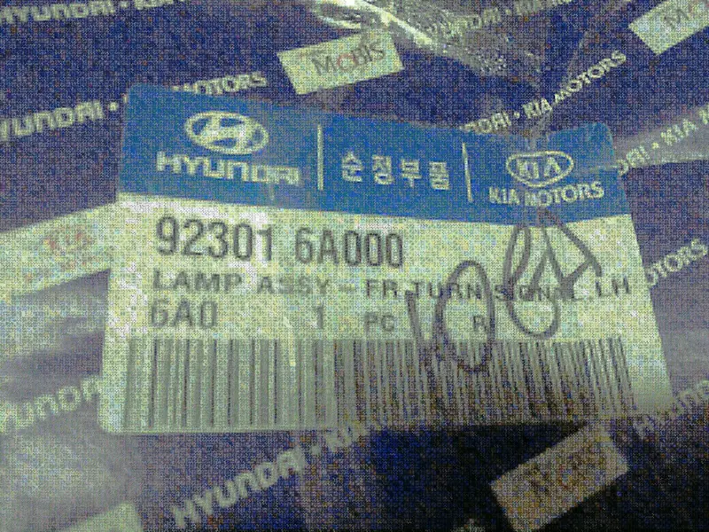 923016A000 Genuine Front Turn Signal Lh Lamp For Hyundai 5Ton Truck, #Sd 1