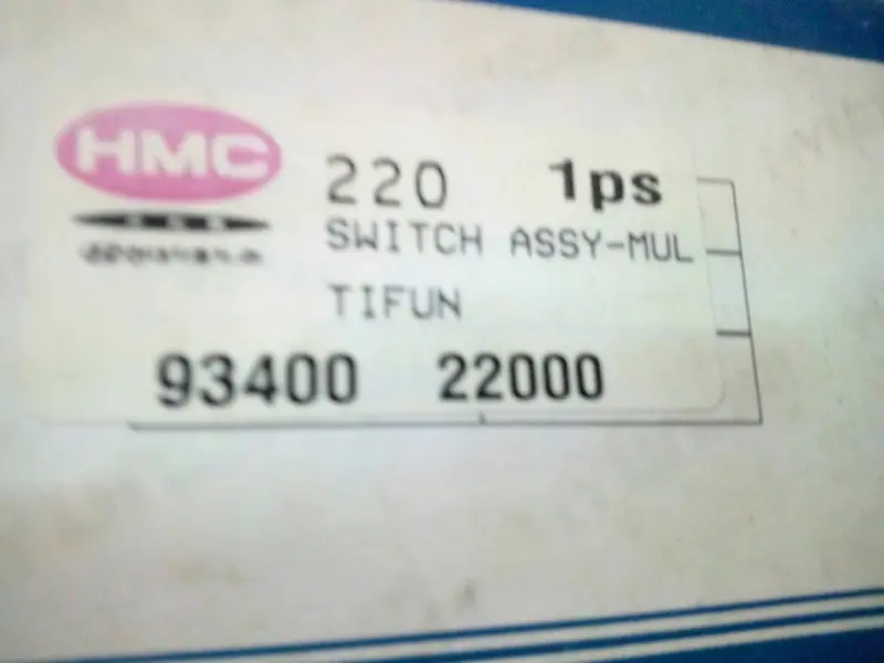9340022000 9340022002 Genuine Multifunction Switch For Hyundai Accent, #Sd 1