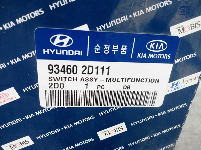 934602D111 Genuine Multifunction Switch For Hyundai Avante Xd, #Sd 1