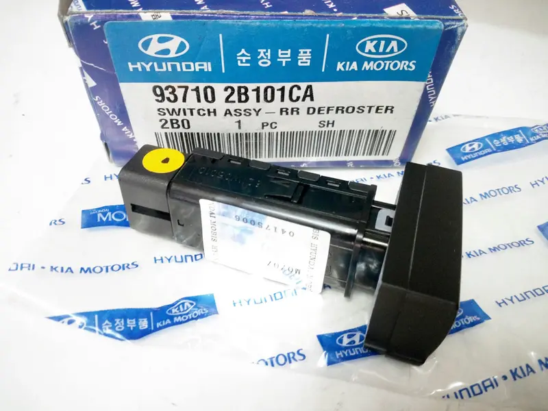 937102B101ca Genuine Rear Defroster Switch For Hyundai Santafe, #D-2 1