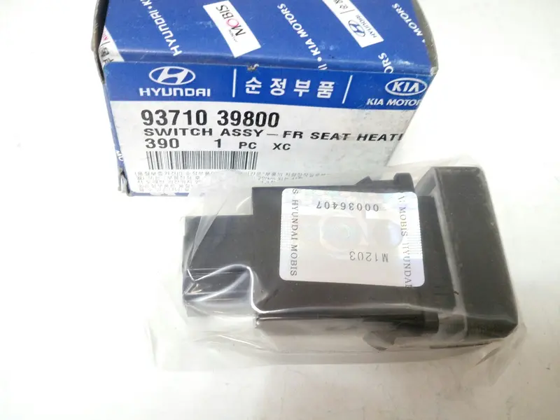 9371039800 Genuine Front Seat Heated Rh Switch For Hyundai Grandeur Xg, #D-1 1