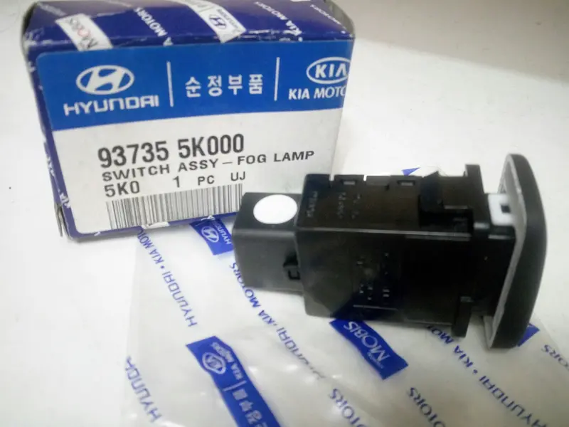 937355K000 Genuine Fog Lamp Switch For Hyundai E-Mighty, E-County, #D-2 1