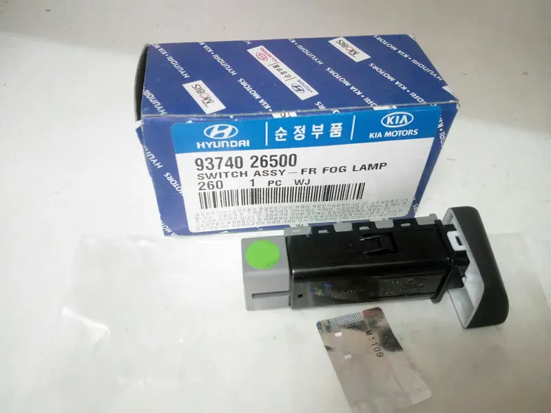 9374026500 Genuine Front Fog Lamp Switch For Hyundai Santafe, #D-1 1