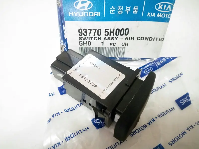 937705H000 Genuine Air Conditioning Switch For Hyundai Mighty Ii, Kia Pamax, #D-2 1