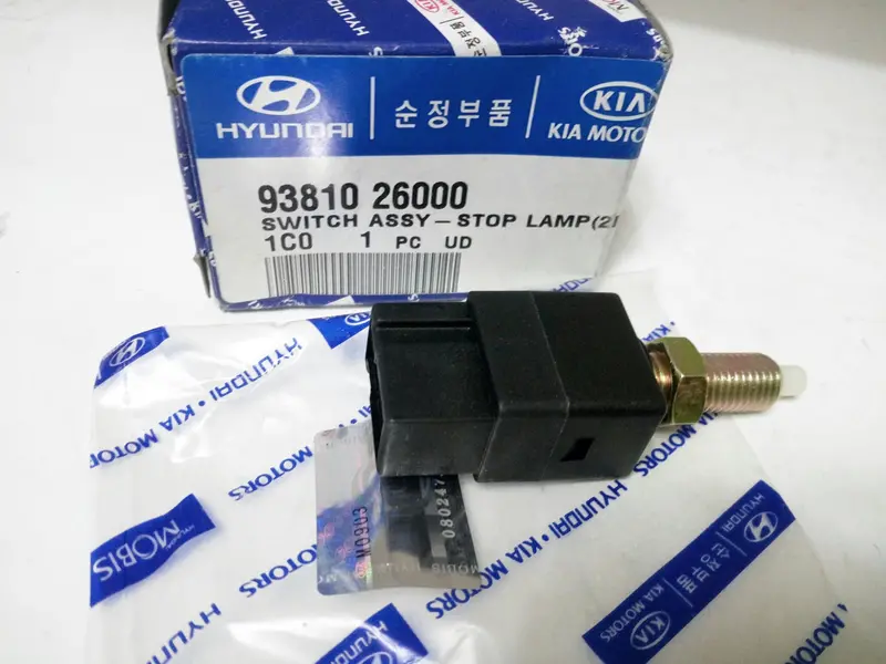 9381026000 Genuine Stop Lamp(2P) Switch For Hyundai Click, #D-1, #D-2 1