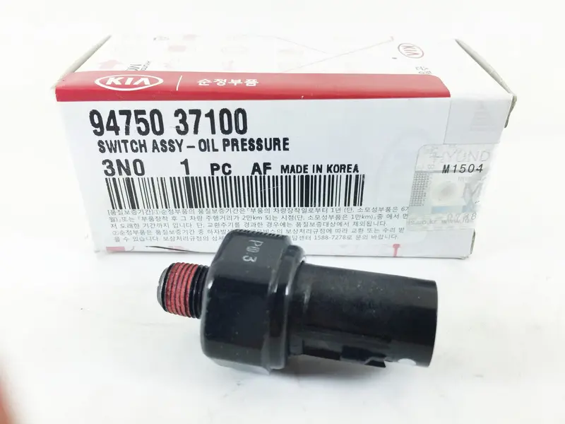 9475037100 Genuine Oil Pressure Switch For Carnival, Soul, Genesis, K3, K5 , K7, Avante, Aslan, Carens, I30, I40, New Equus, E-Mighty, Sonata Yf, Veloster, Grandeur Hg, Mohave, Pride, Accent, Bongo3 1