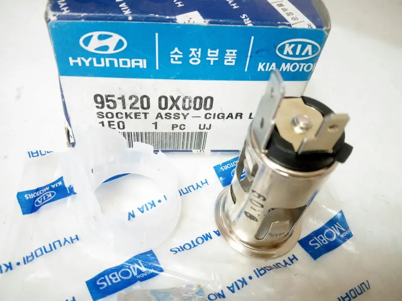 951200X000 Genuine Cigar Lighter Socket For Hyundai Verna, Verna Hybrid, Veloster, #D-2 1