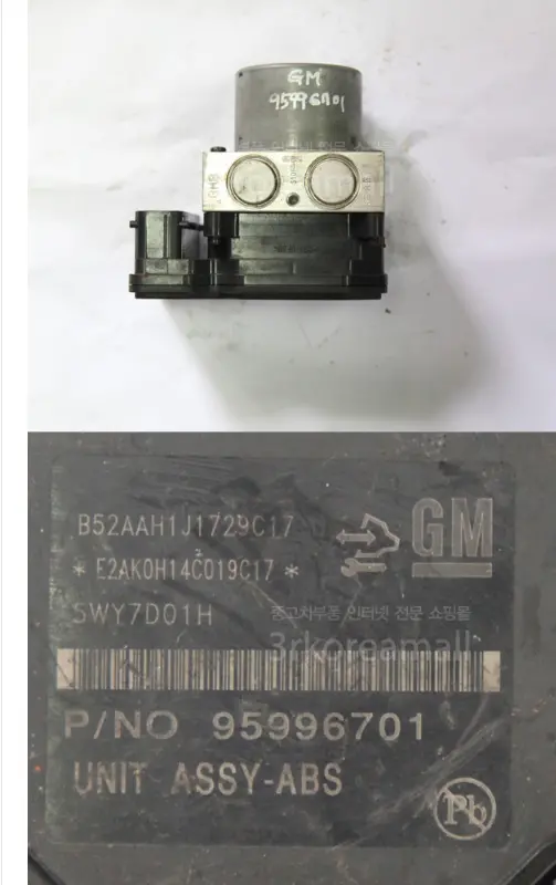 95996701 Used Abs Hydraulic Module For Gm 1