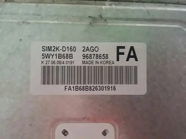 96878658 Used Ecu(Electronvic Control Unit) For Gm Tosca 1