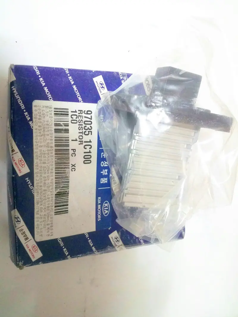 970351C100 Genuine Resistor For Hyundai Click, #Sa 1